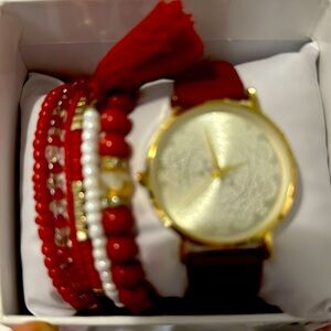 Jewelery Bracelet & Watch Set